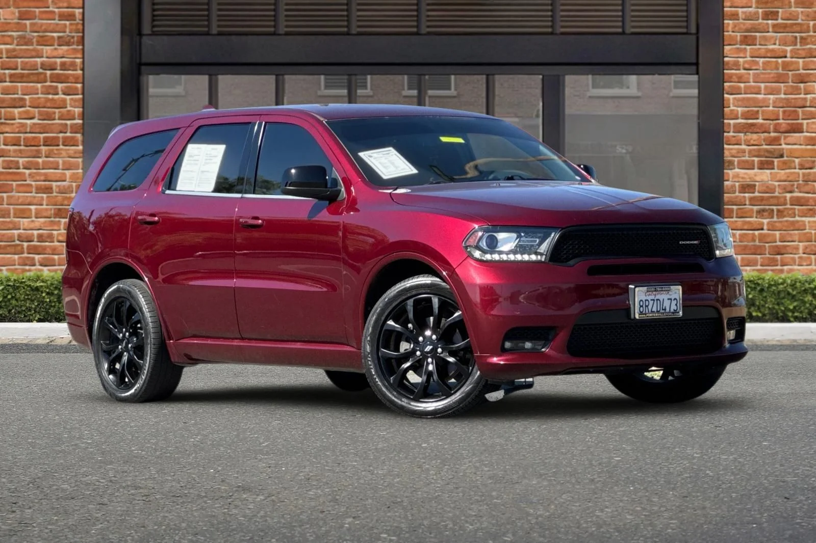 Used 2020 Dodge Durango GT with VIN 1C4RDHDG2LC405863 for sale in Porterville, CA