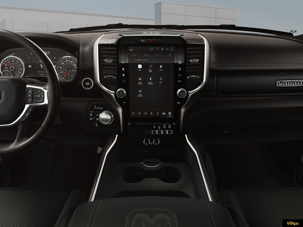 New 2026 Granite Crystal Metallic Clear-Coat Exterior Paint RAM Laramie image 17