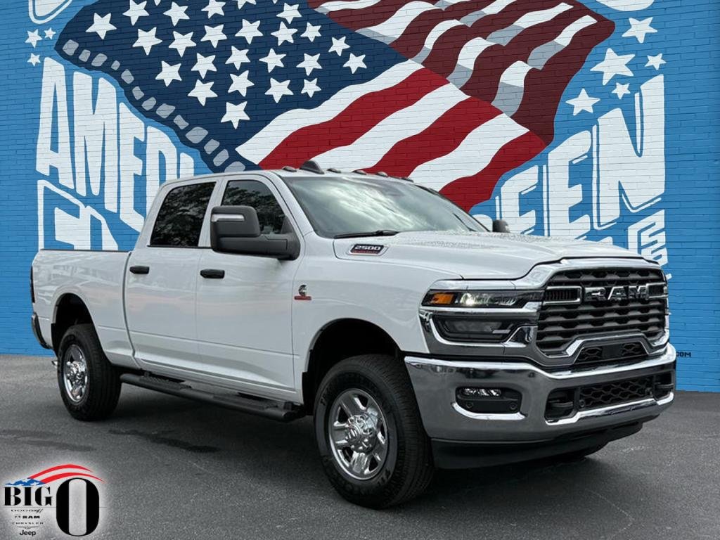 New 2026 Bright White Clear-Coat Exterior Paint RAM Tradesman Crew Cab 4x4 6