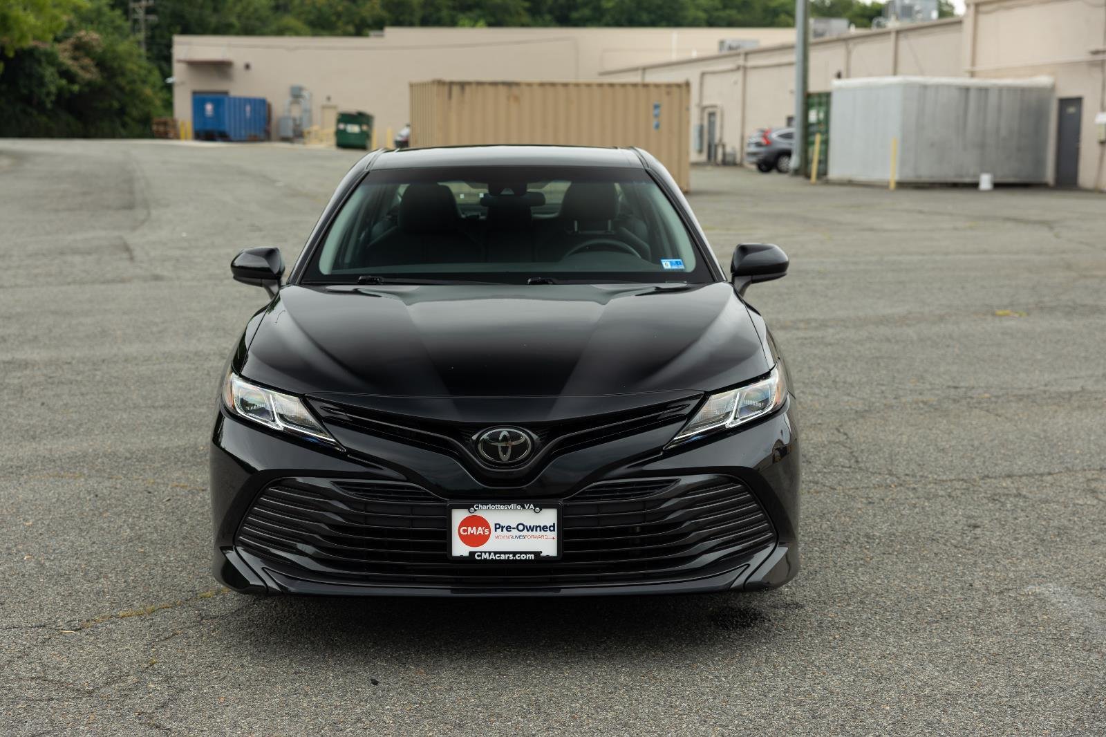 Used 2020 Midnight Black Metallic Toyota LE image 8