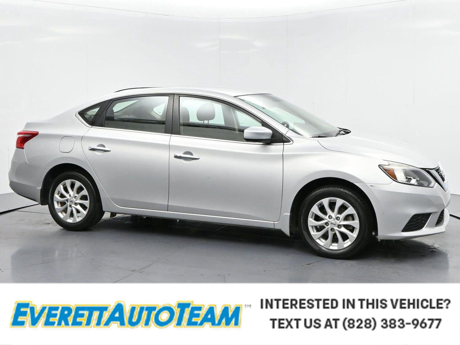 Used 2019 Brilliant Silver Metallic Nissan SV image 1