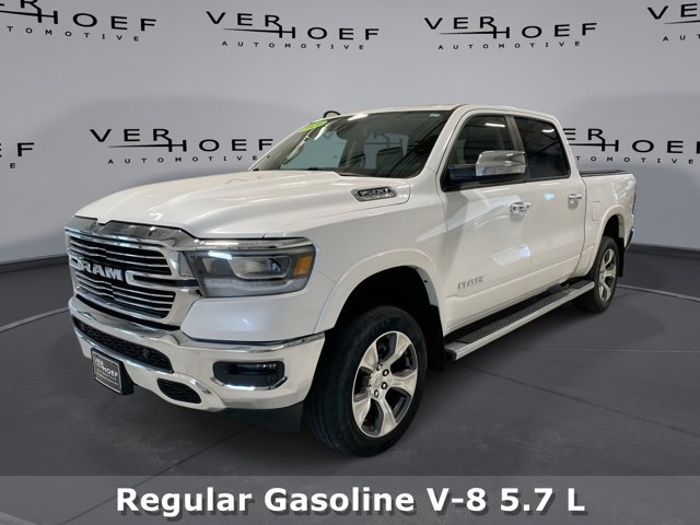 Used 2019 Ivory White Tri-Coat Pearlcoat Ram Laramie image 1