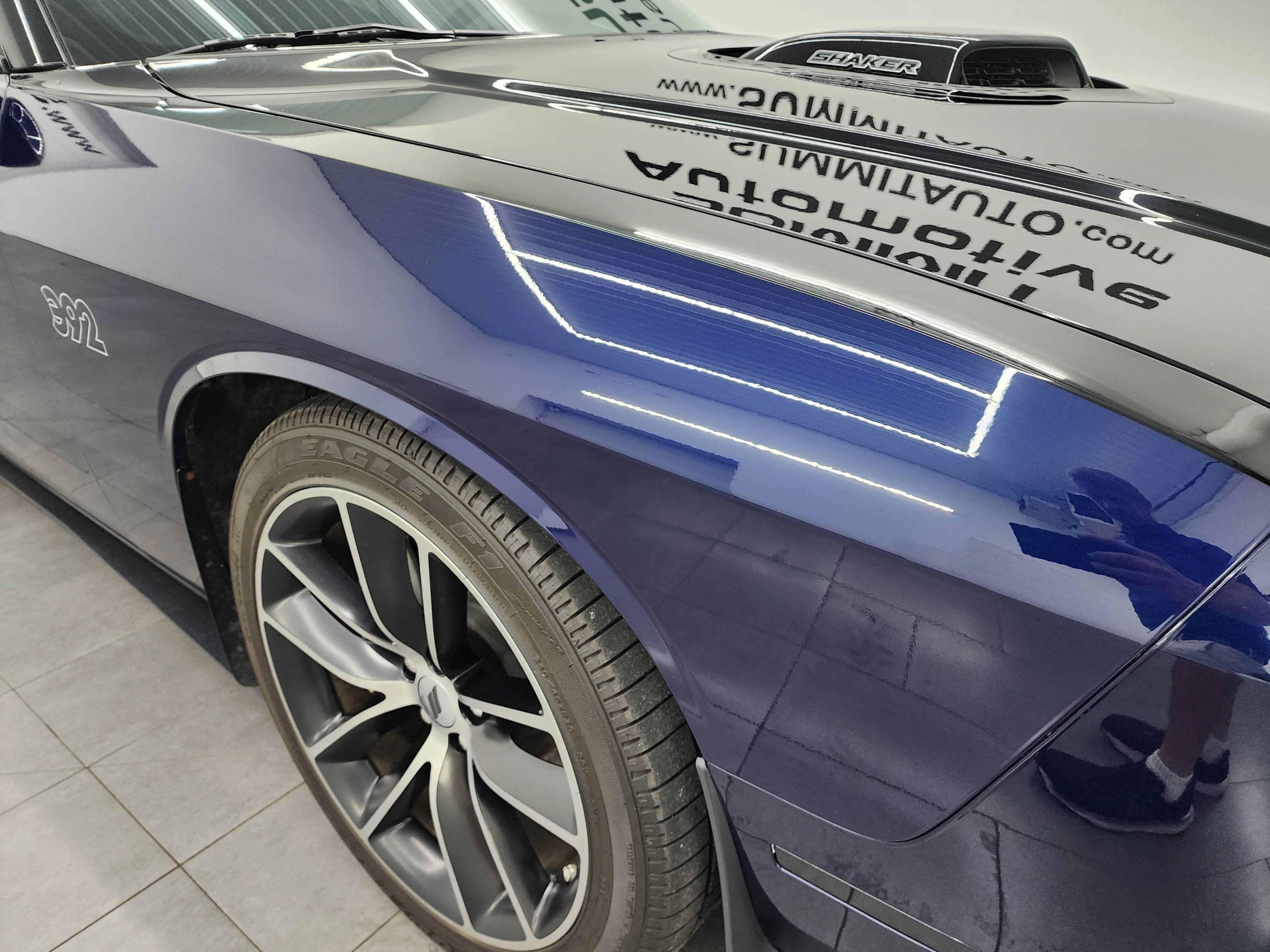 Used 2017 Contusion Blue Pearlcoat Dodge R/T image 32