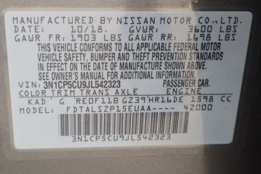 Used 2018 Gray Nissan SV image 31