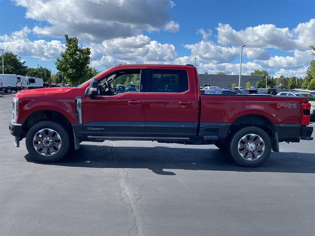 Used 2024 Rapid Red Metallic Tinted Clearcoat Ford King Ranch image 8