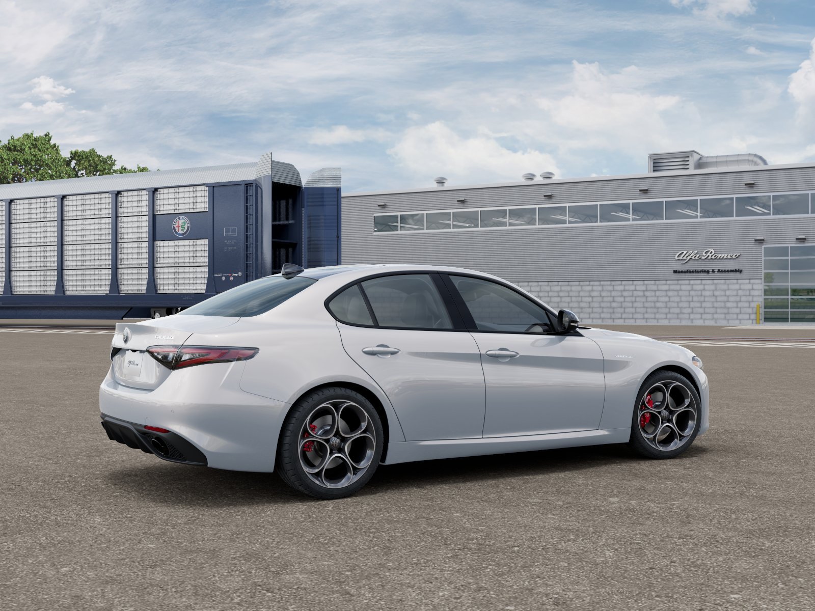 New 2026 Moonlight Gray Metallic Exterior Paint Alfa Romeo Base image 2