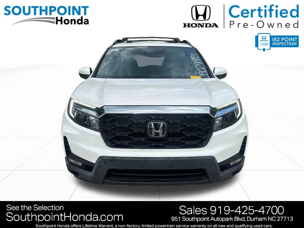 Certified Used 2023 Platinum White Pearl Honda AWD EX-L image 2