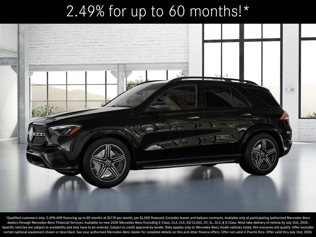 New 2026 Obsidian Black Metallic Mercedes-Benz GLE 450 image 37