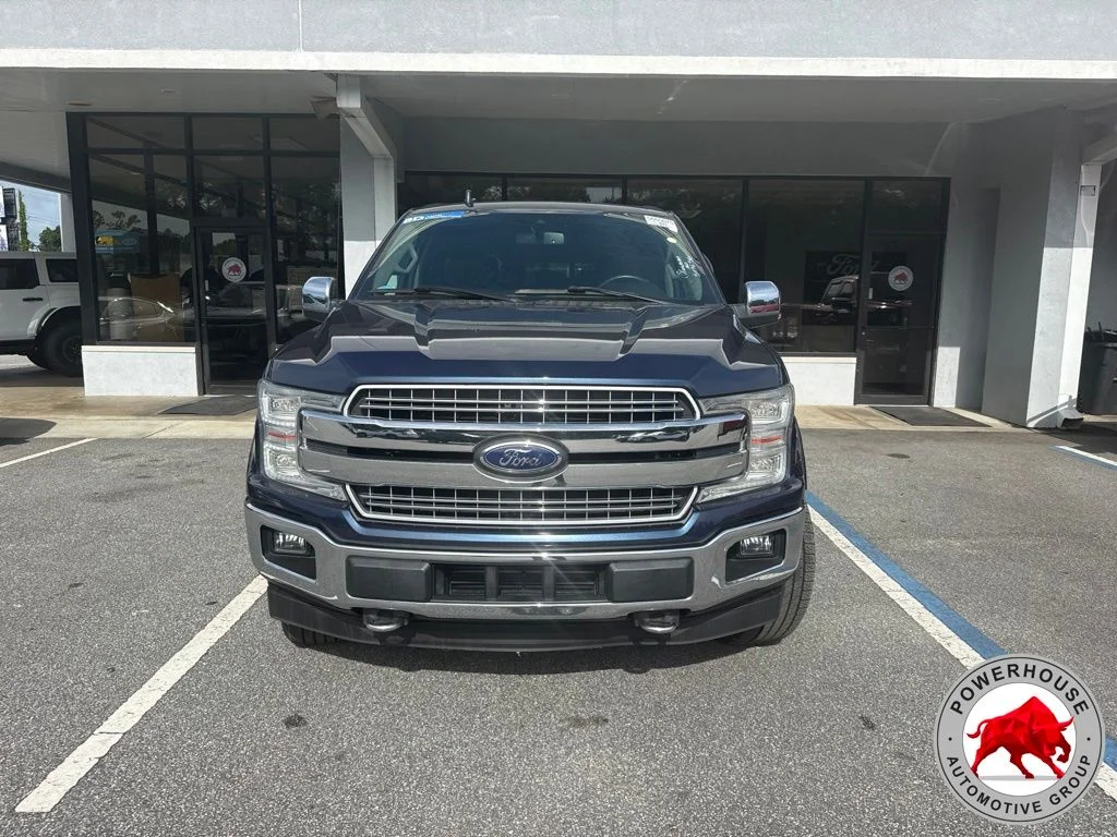 Used 2018 Blue Ford Lariat image 2