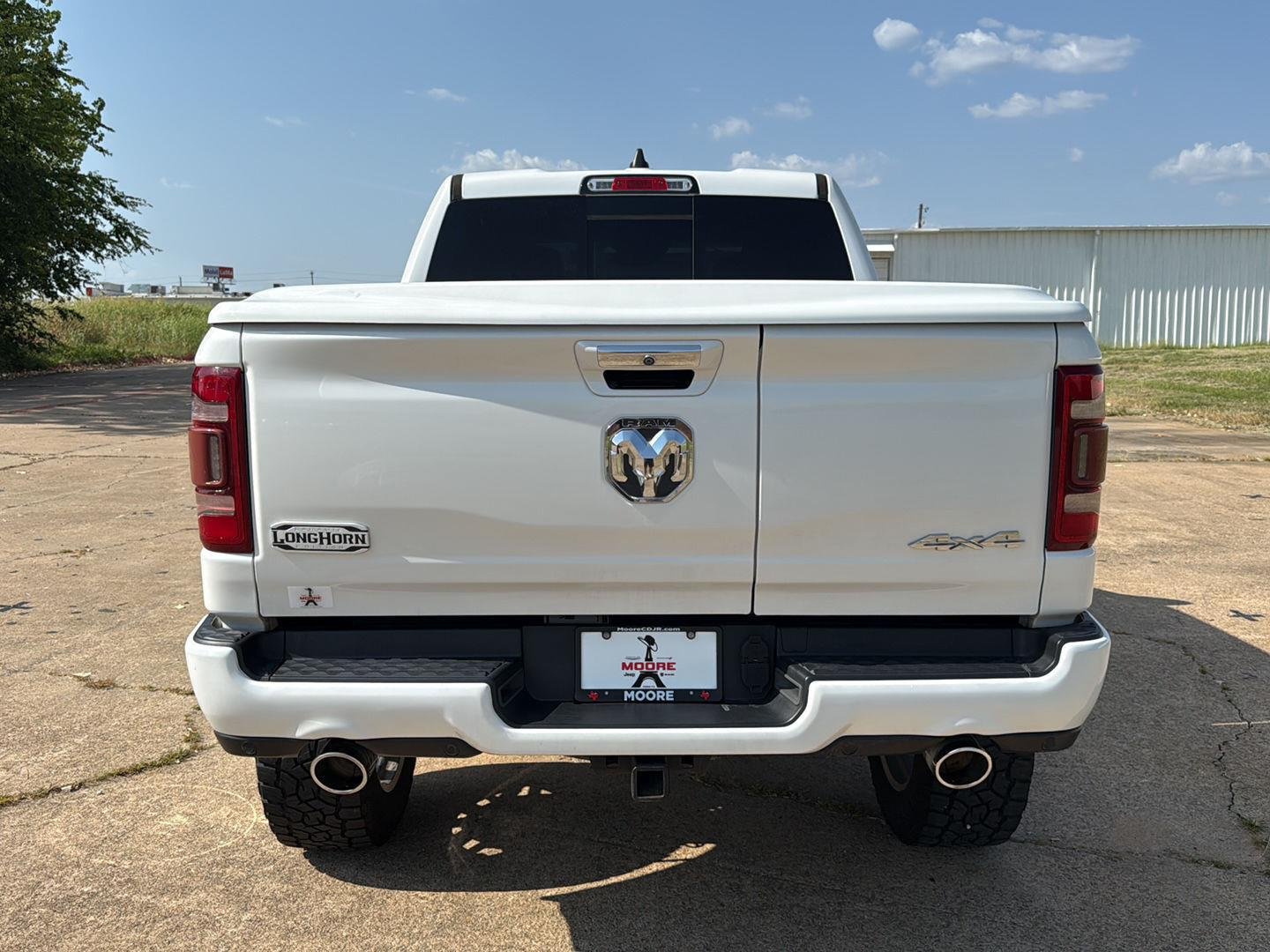 Used 2020 Ivory White Tri-Coat Pearlcoat Ram Longhorn image 6