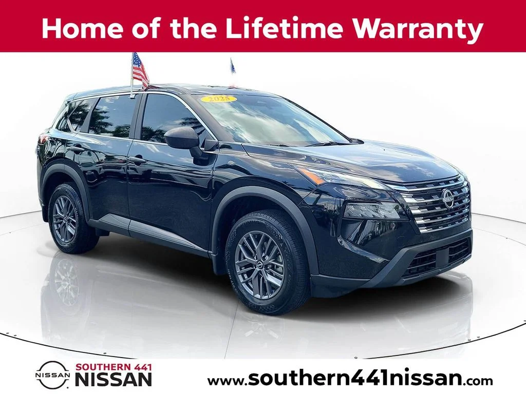 Certified Used 2025 Black Nissan S image 1