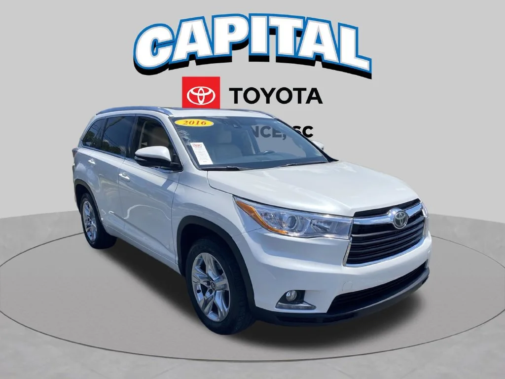 Used 2016 White Toyota Limited Platinum V6 image 1