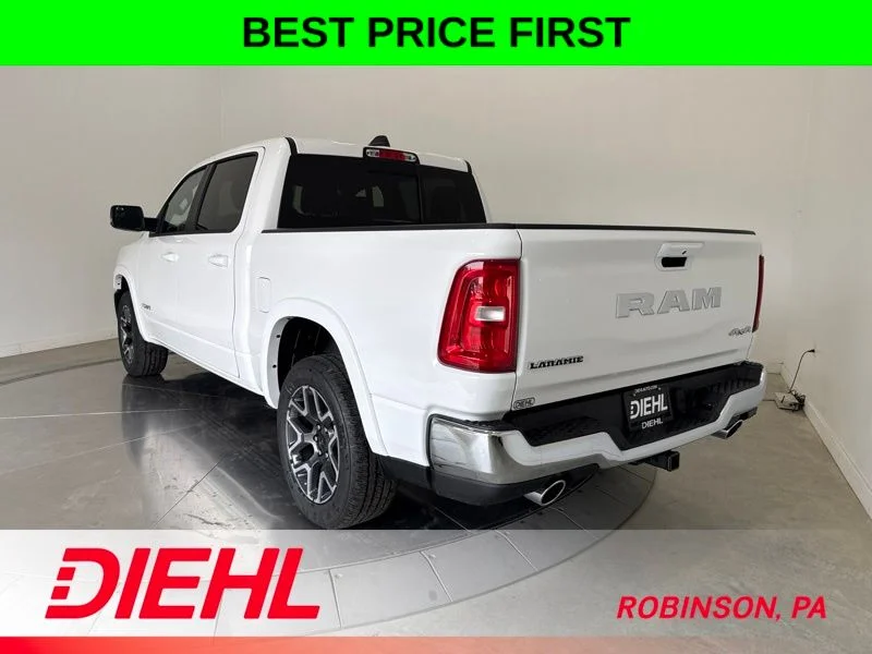New 2026 Bright White Clear-Coat Exterior Paint RAM Laramie image 5
