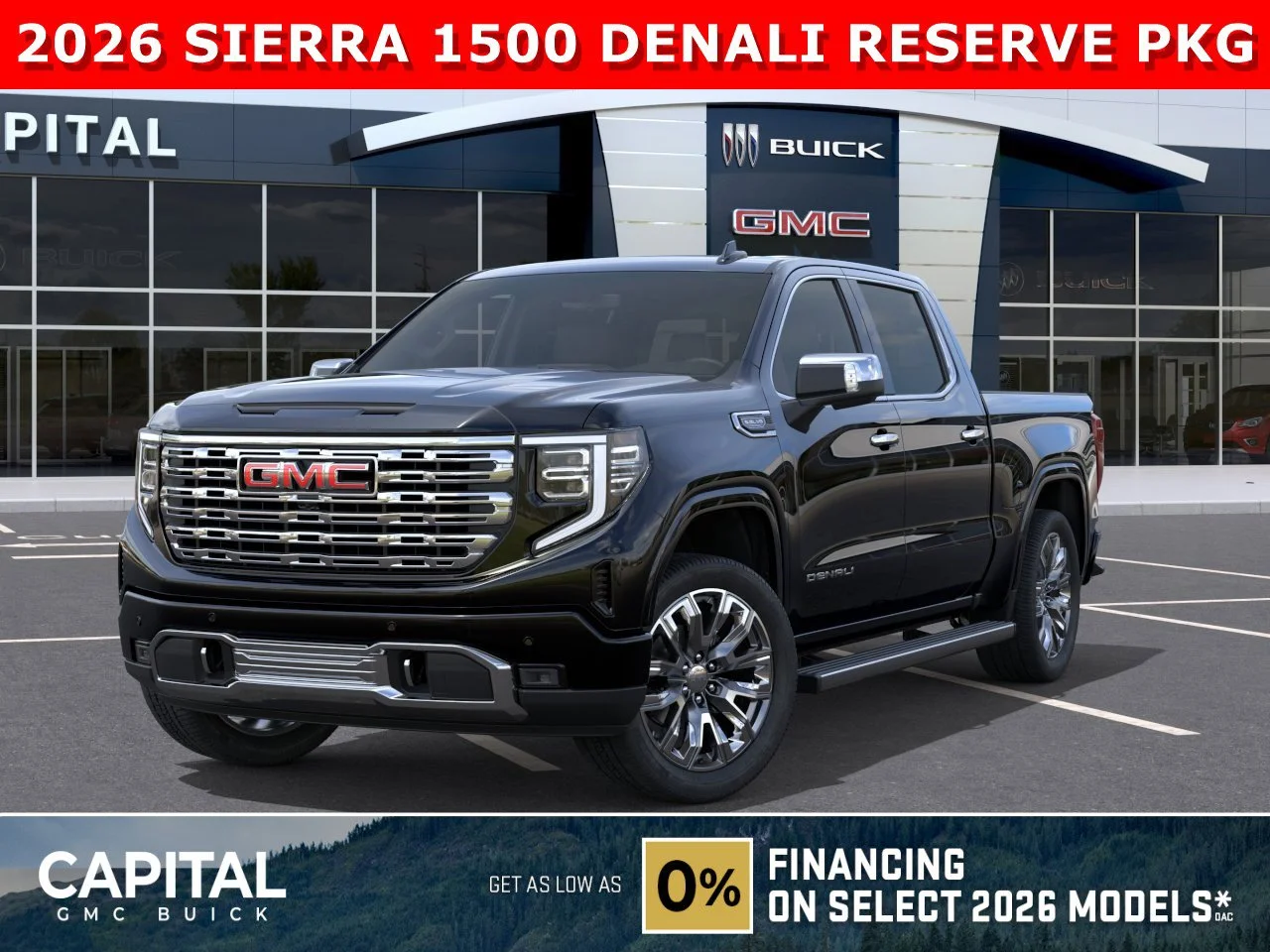 New 2026 ONYX BLACK GMC Denali image 1
