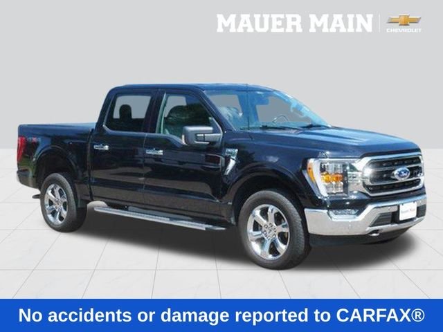 Used 2021 Black Ford XLT image 1