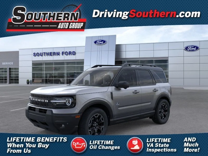 New 2026 Carbonized Gray Metallic Ford Outer Banks image 1