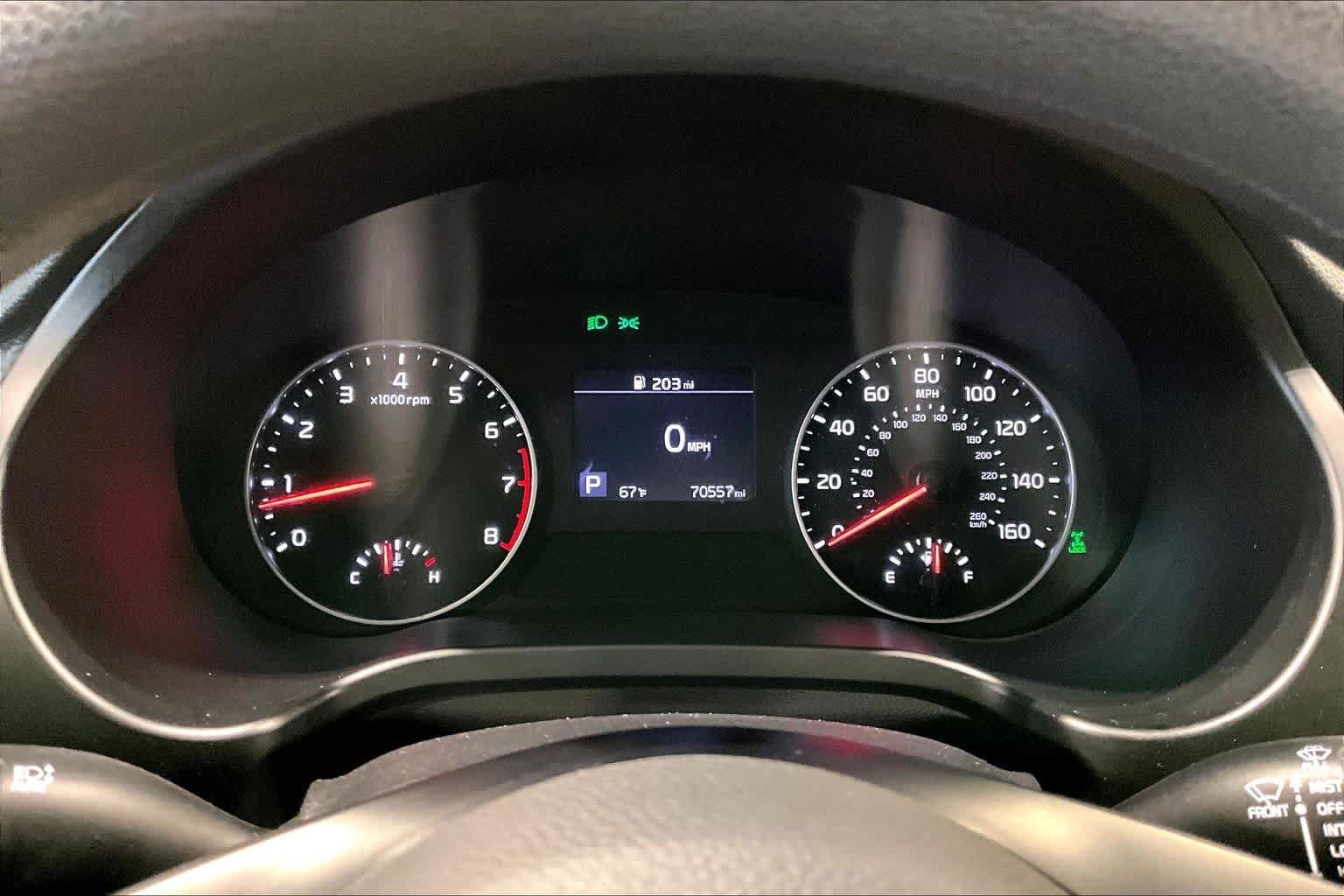 Used 2023 Snow White Pearl Kia LX image 24