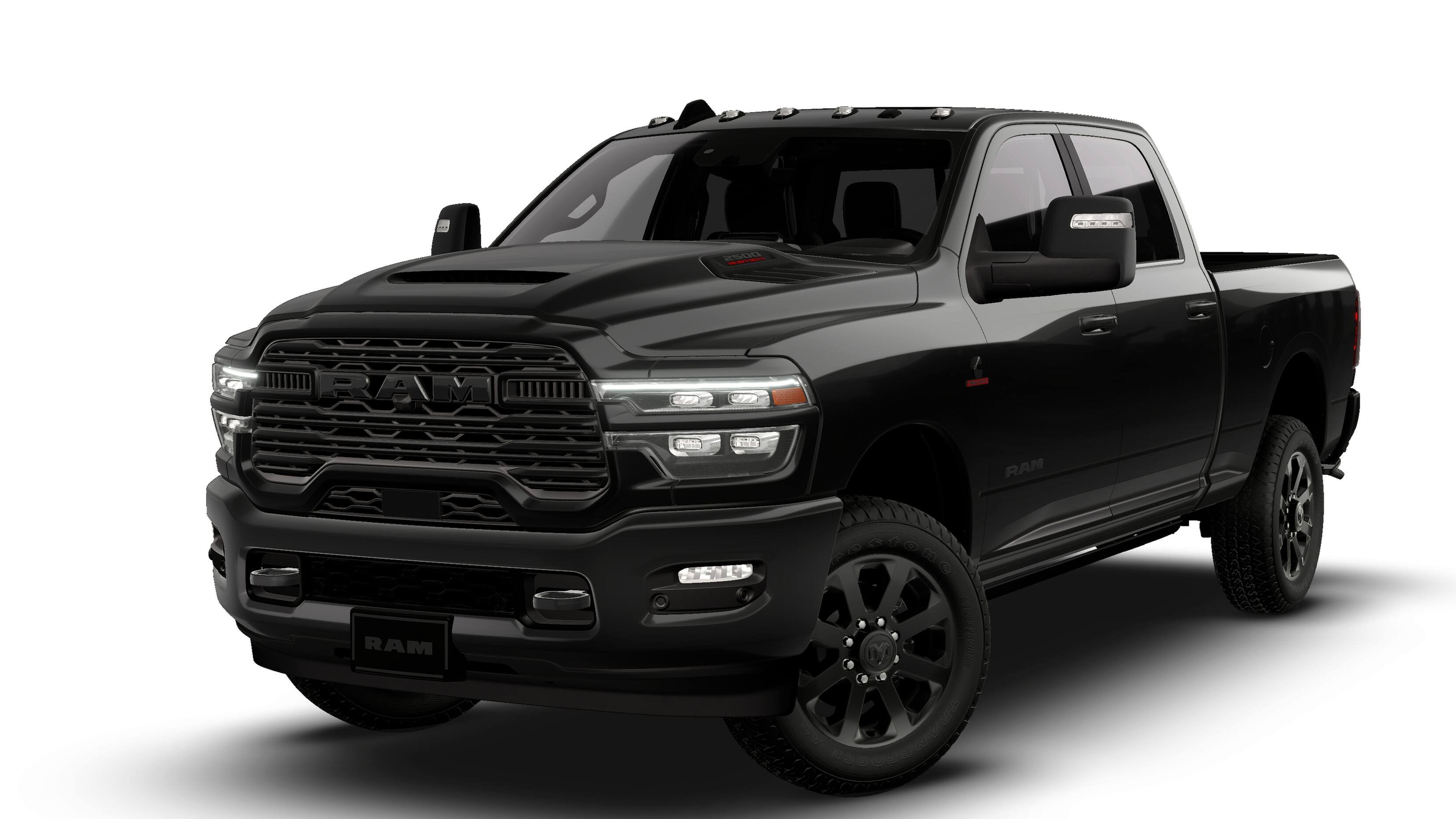 New 2026 Diamond Black Crystal Pearl-Coat Exterior Paint RAM LARAMIE image 13
