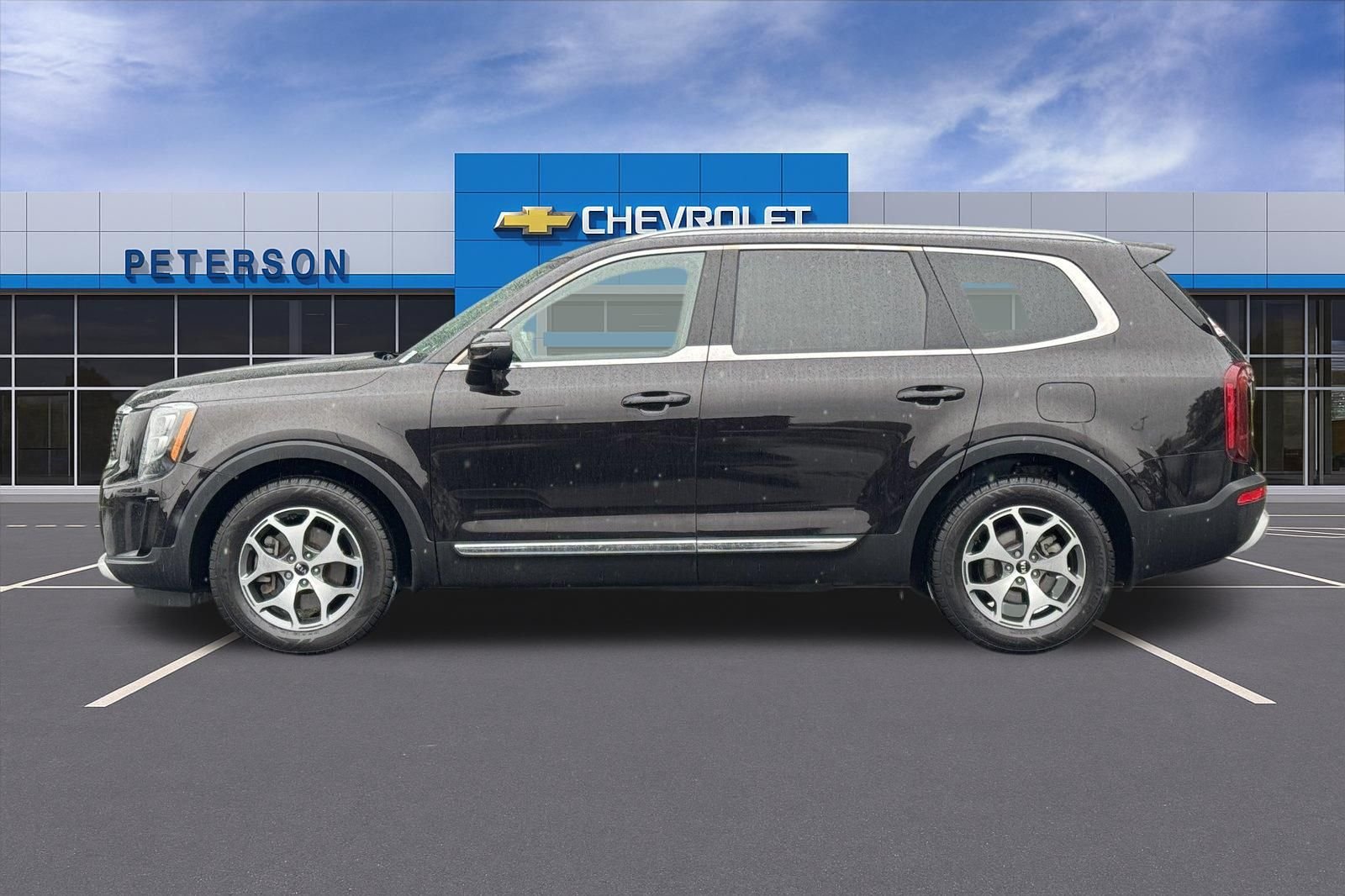 Used 2021 Black Kia EX image 7