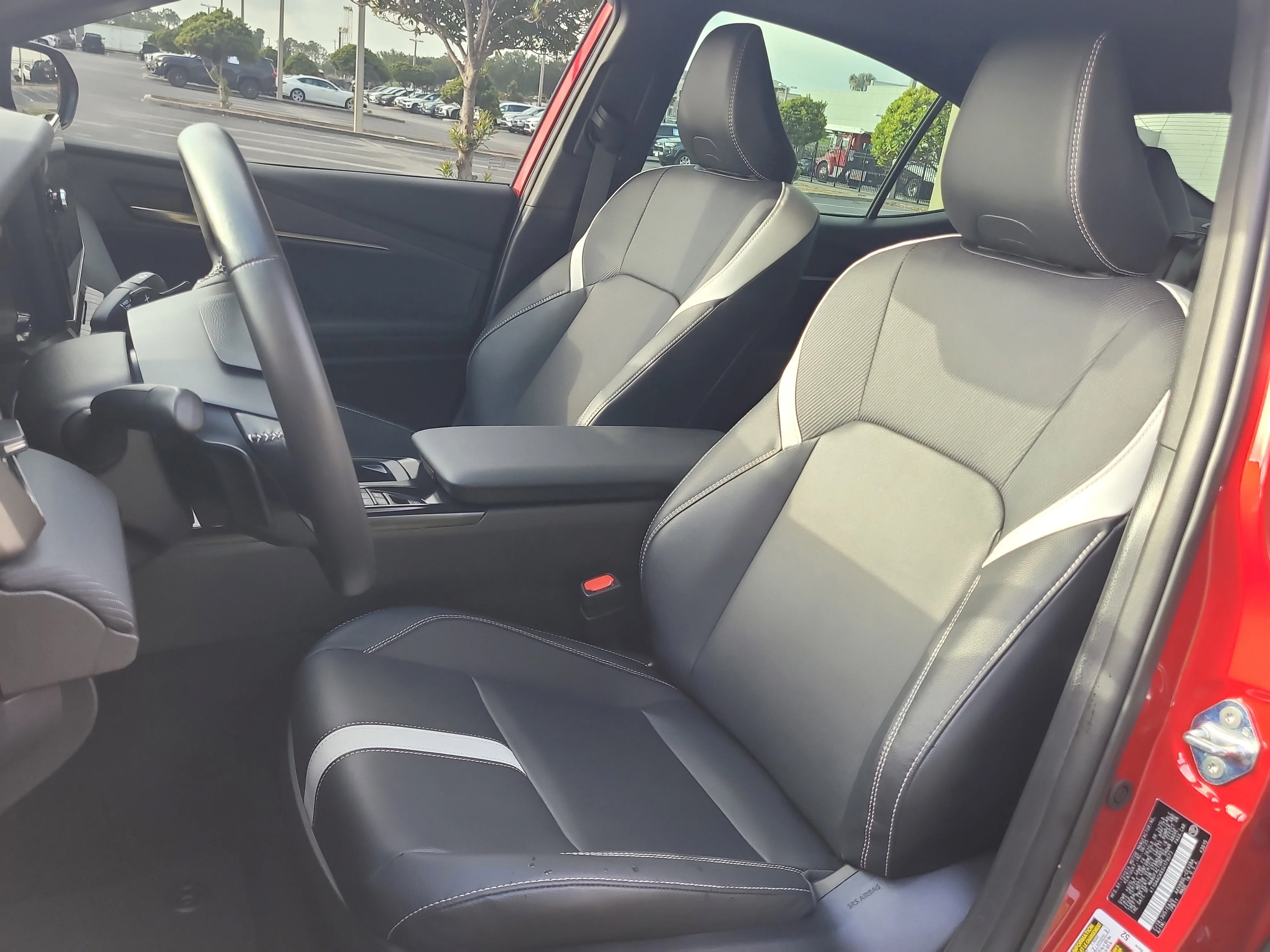 Certified Used 2025 Red Toyota SE image 19