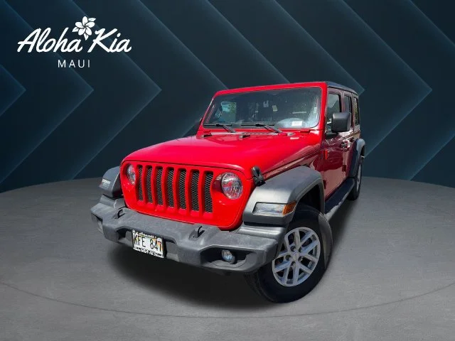 Used 2023 Red Jeep Sport S image 1