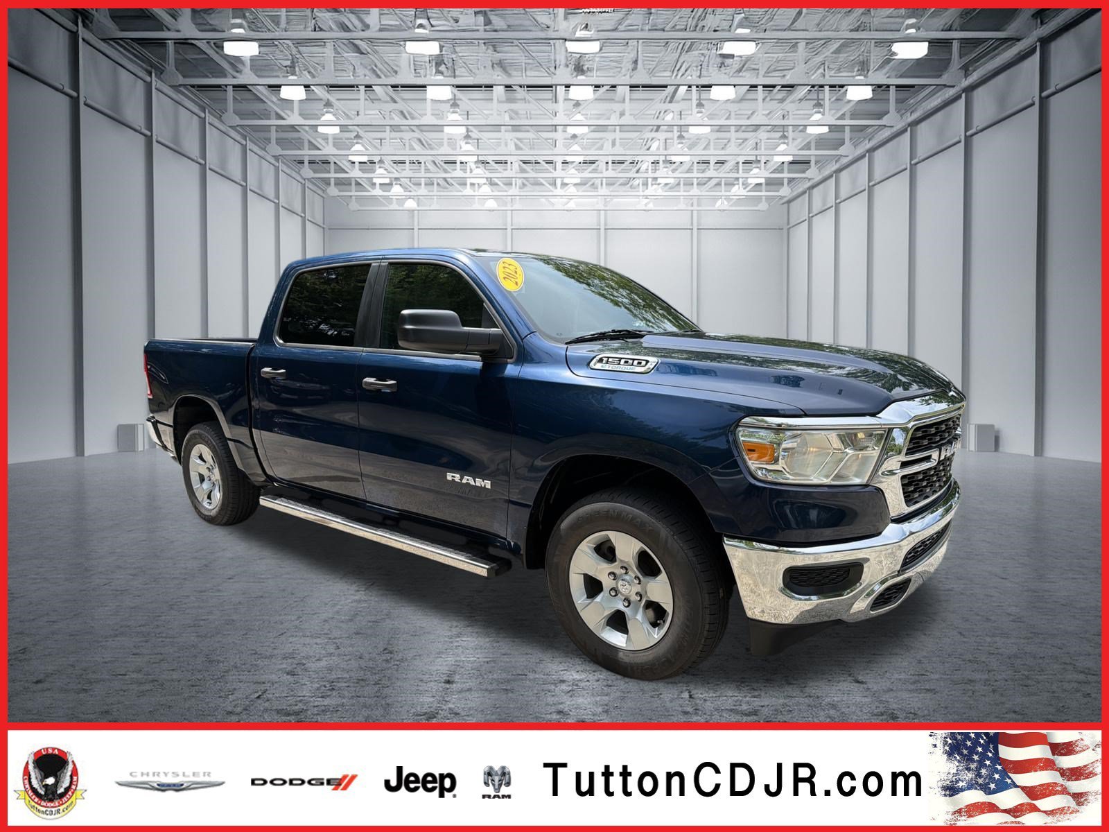 Used 2023 Patriot Blue Pearlcoat Ram Big Horn image 1