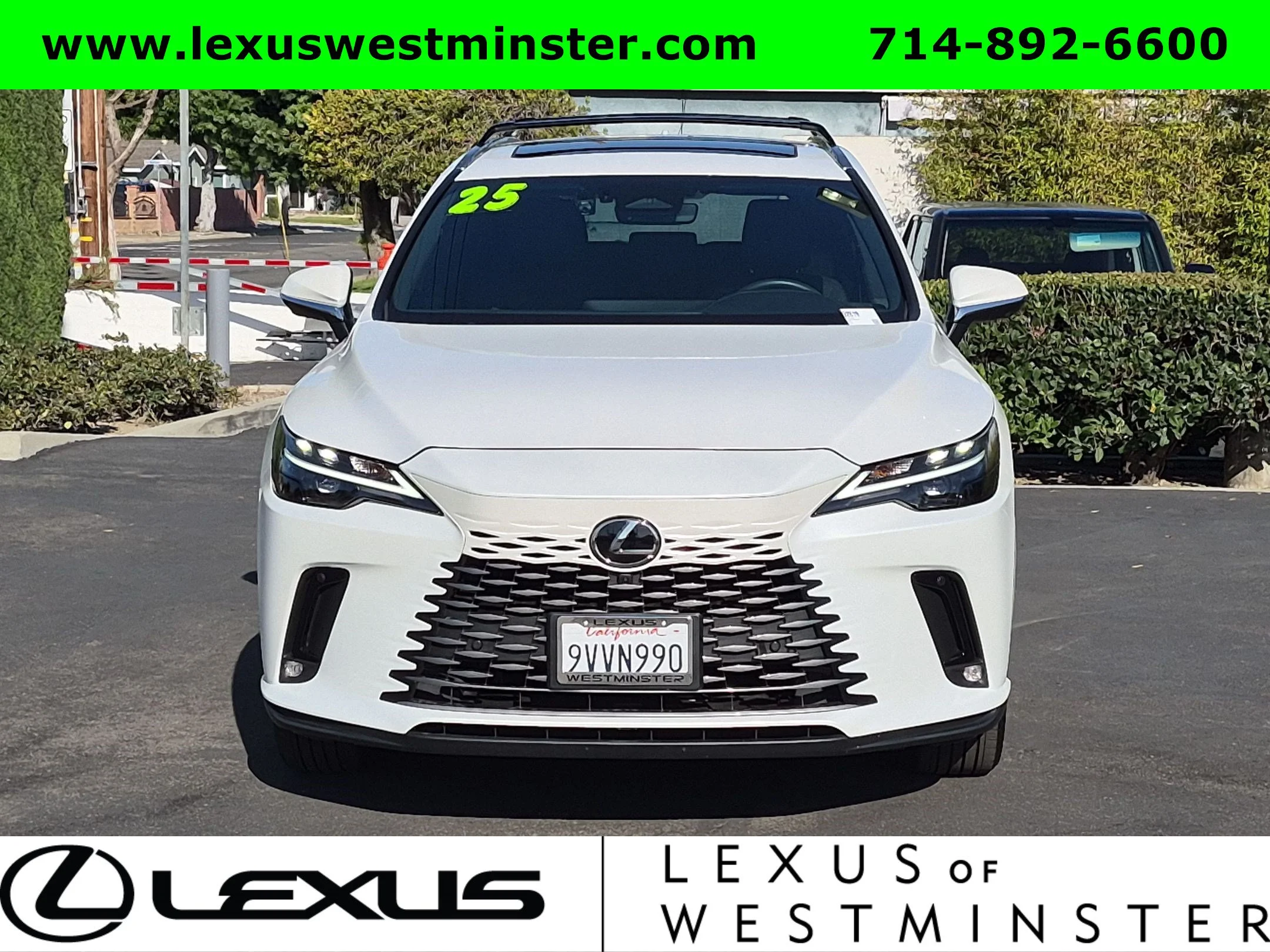 Certified Used 2025 White Lexus RX 350h Premium image 3