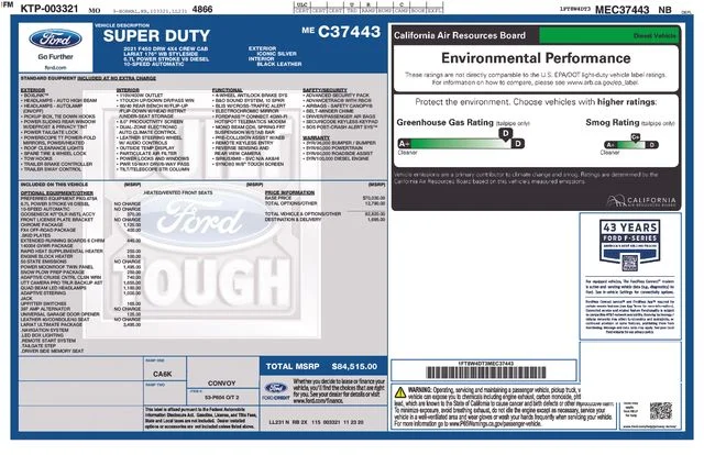 Used 2021 Iconic Silver Metallic Ford Lariat image 21