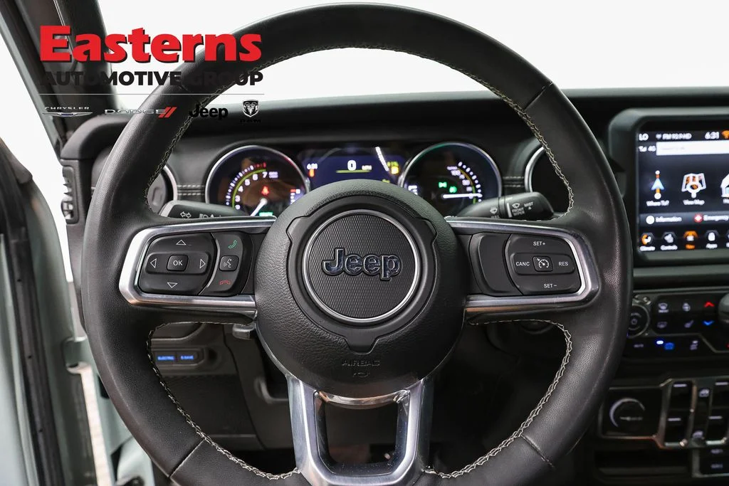 Used 2023 Gray Jeep Sahara 4xe image 11