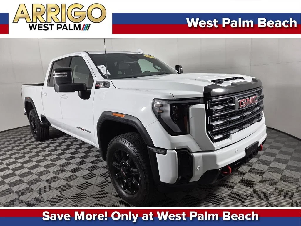 Used 2025 Summit White GMC AT4 image 1