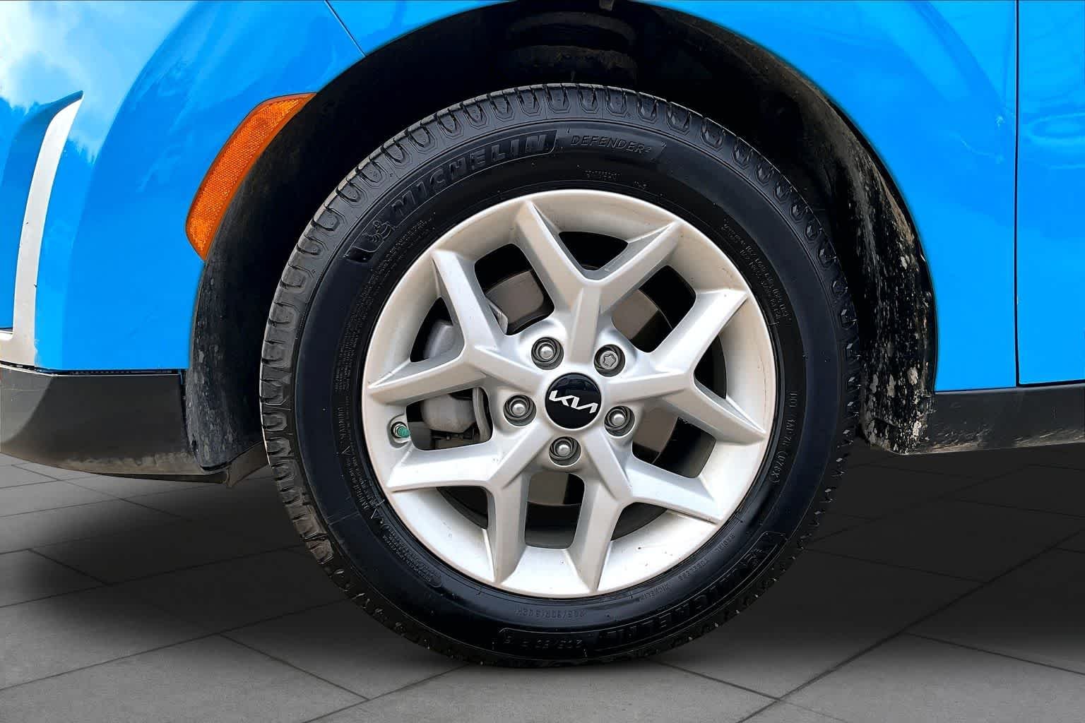 Used 2024 Surf Blue w/Black Roof Kia S image 11