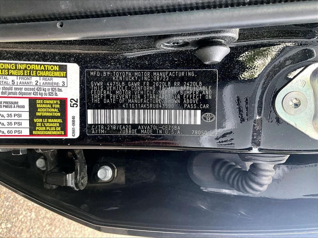 Used 2024 Black Toyota SE image 9