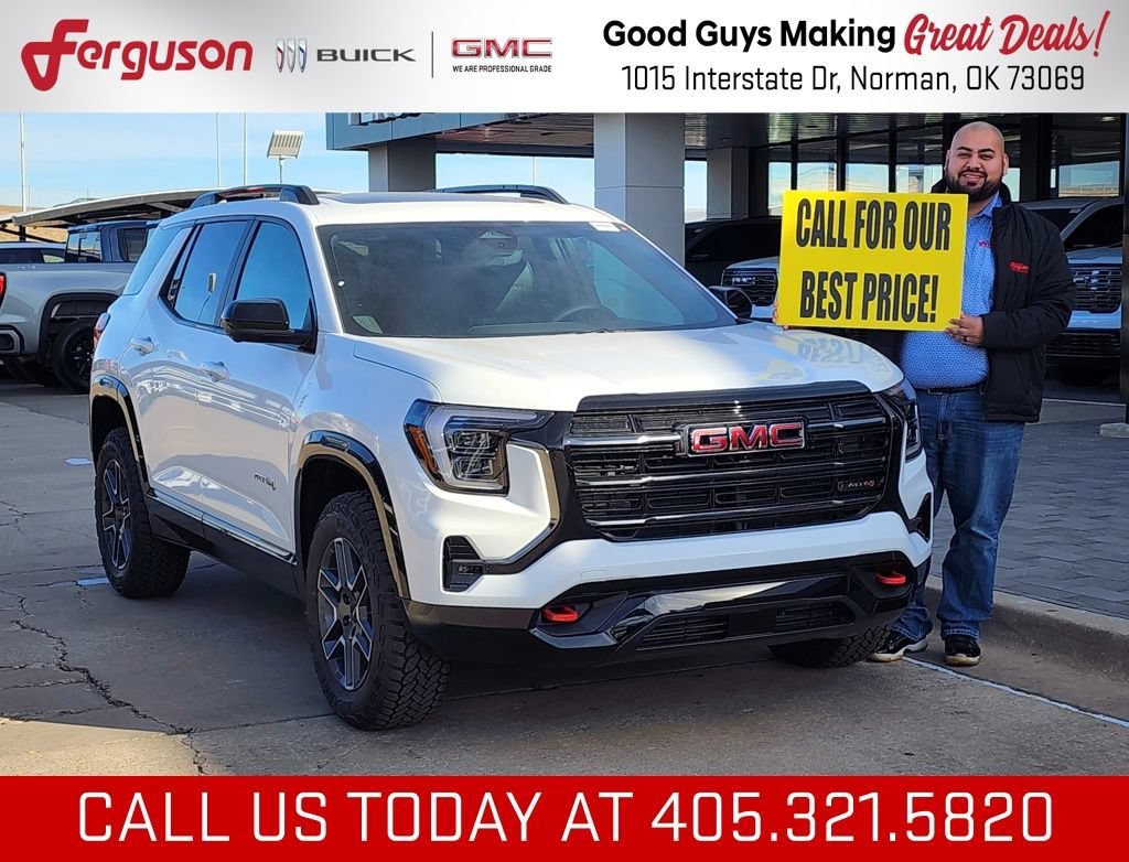 Summit White 2026 GMC Terrain SUV / Crossover Four-Wheel Drive 8-Speed Automatic Overdrive