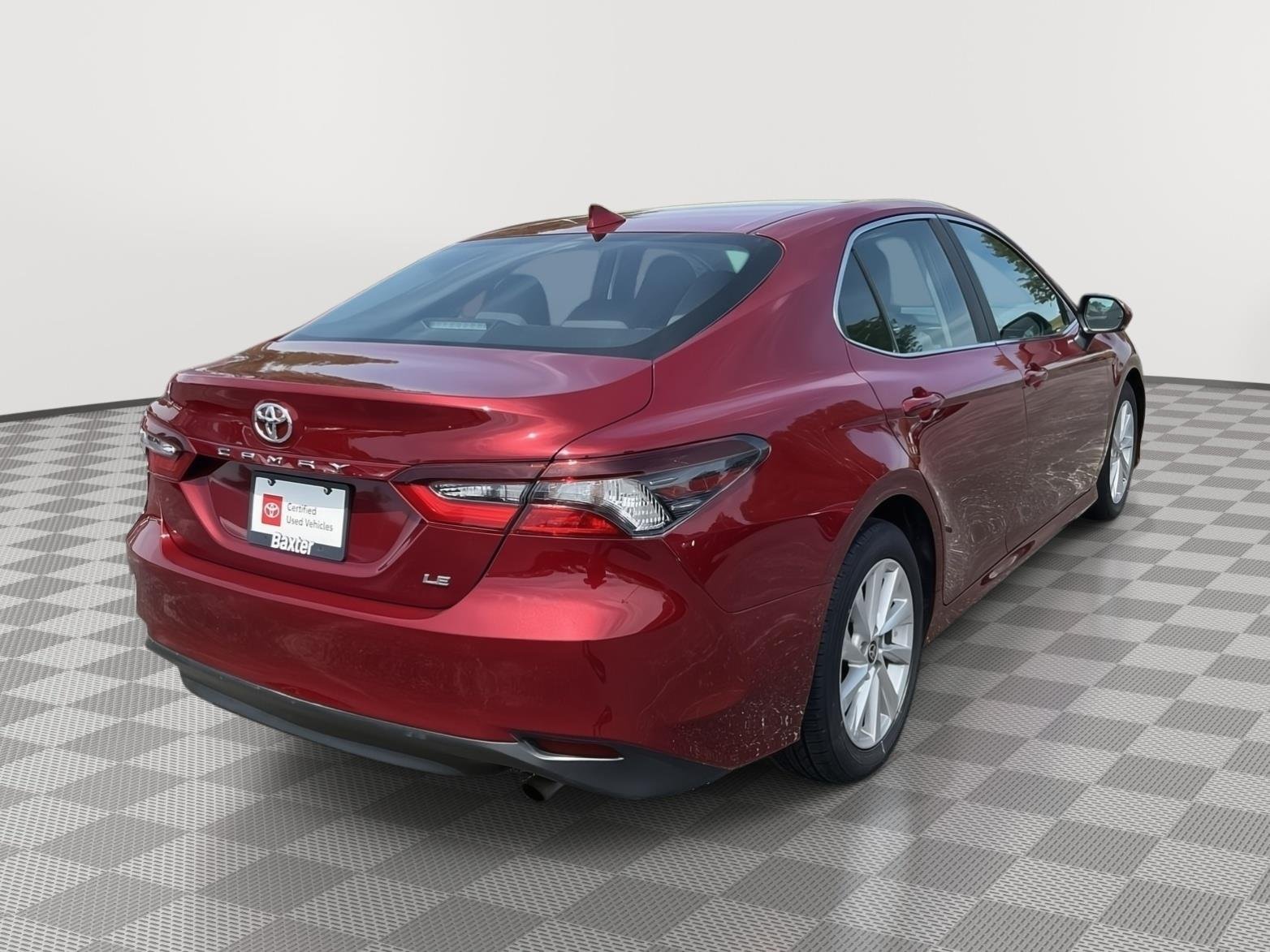 Certified Used 2021 Ruby Flare Pearl Toyota LE image 24