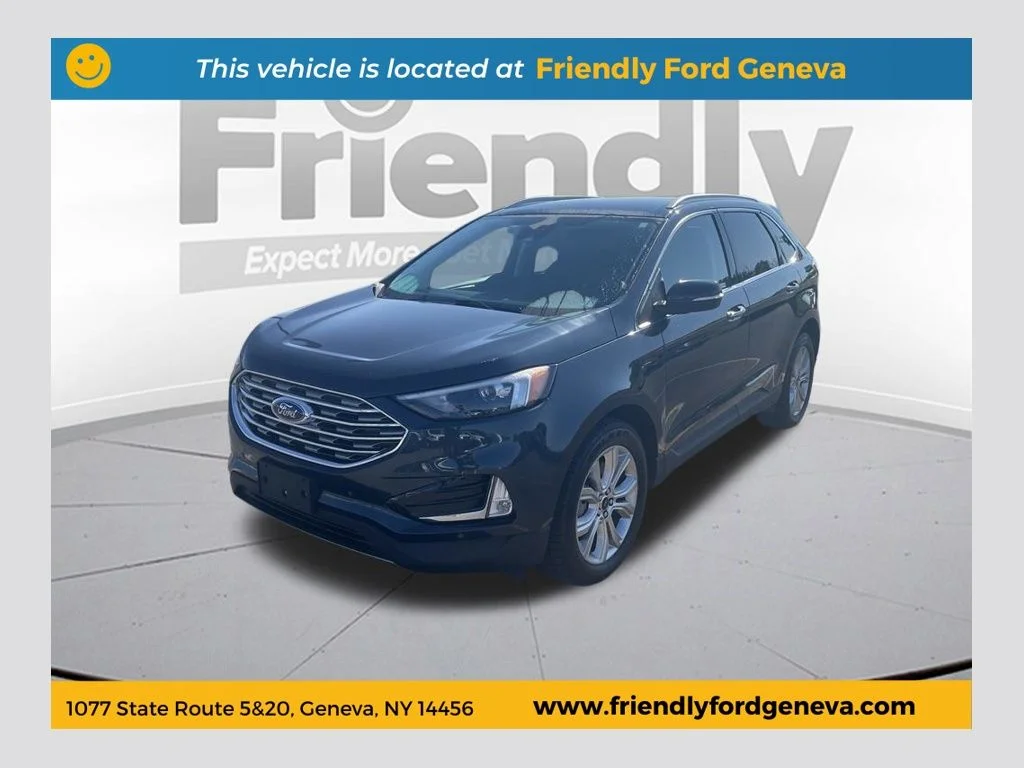 Used 2023 Stone Blue Metallic Ford Titanium image 1