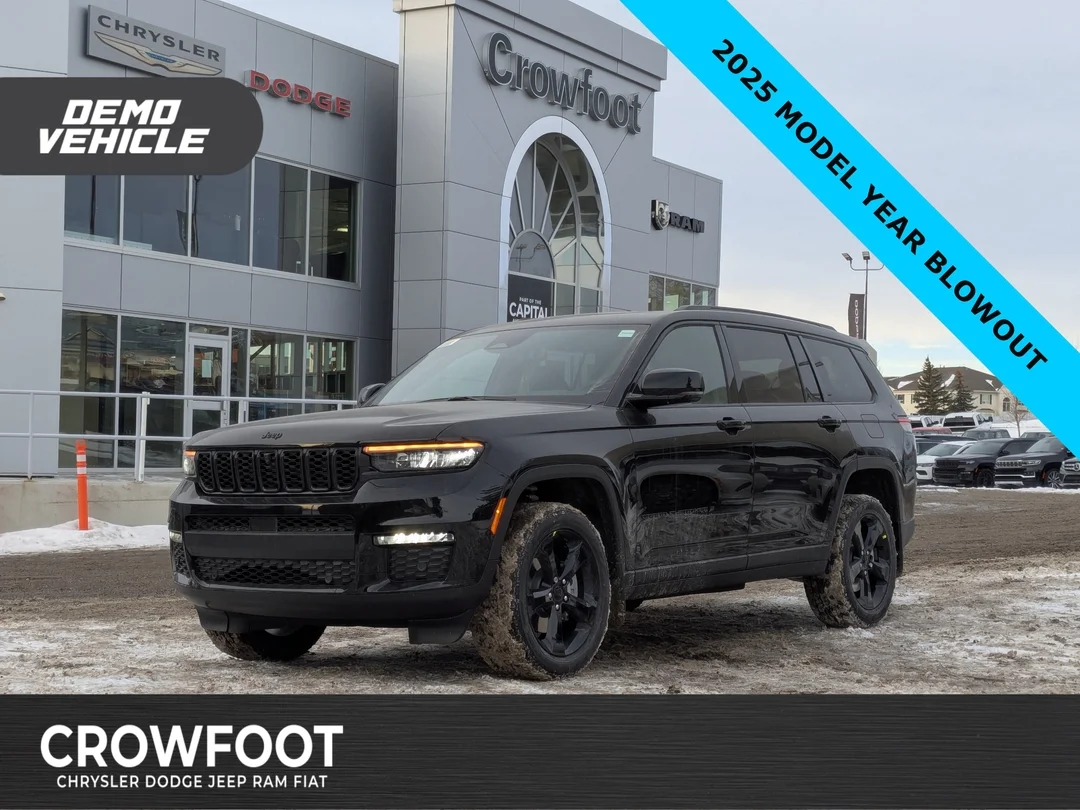 New 2025 Black Jeep Limited - - 4x4 - Luxury Tech II - Black App Pkge - Panoramic Sunroof & More! image 1