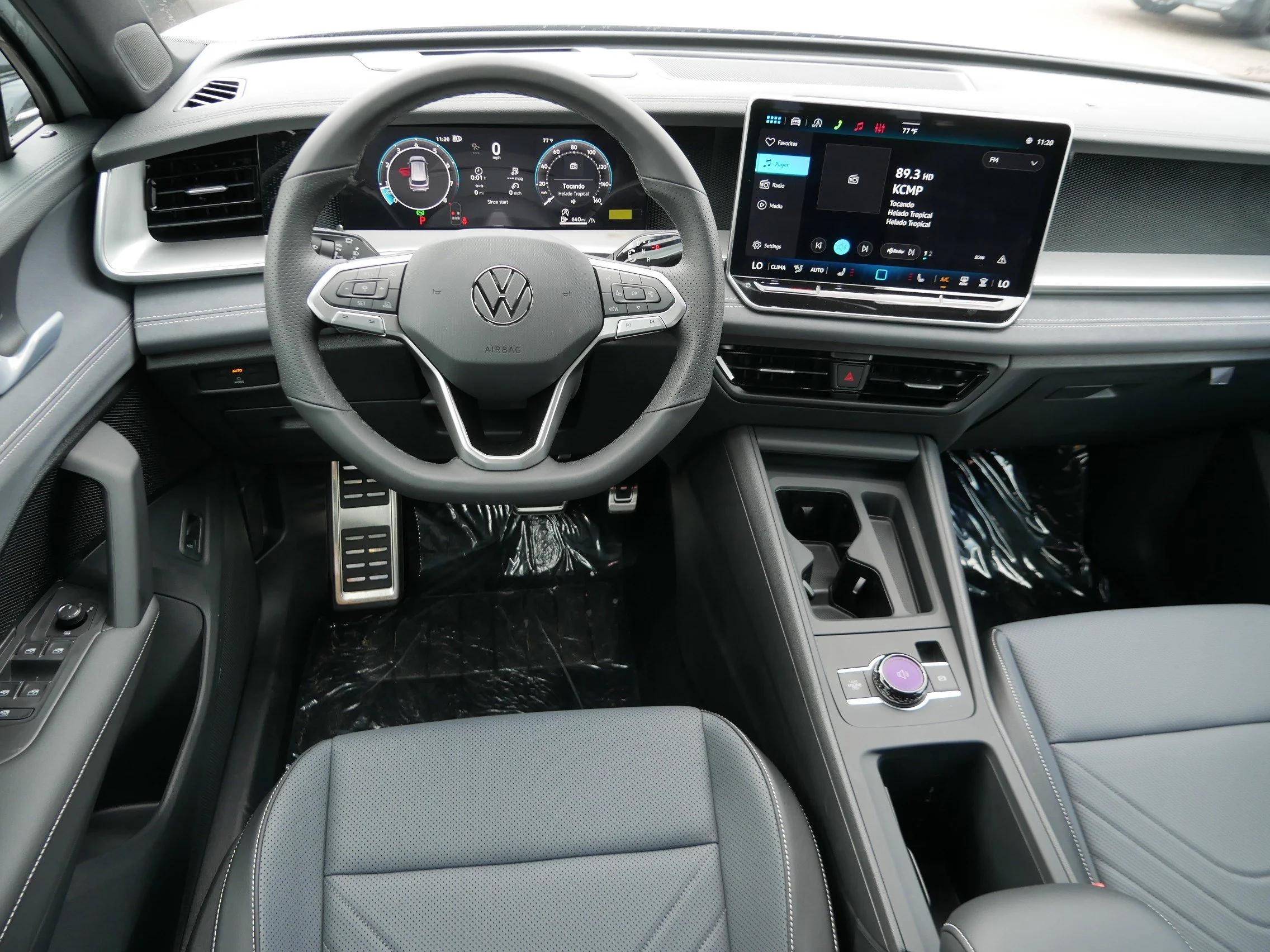 New 2026 Opal White Pearl Volkswagen SE R-Line Black image 6