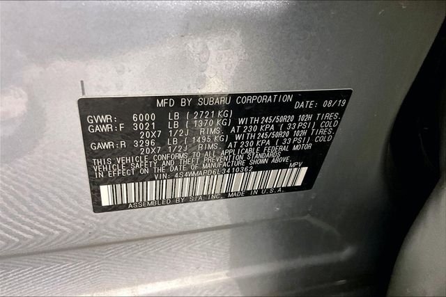 Used 2020 Silver Subaru Limited image 5