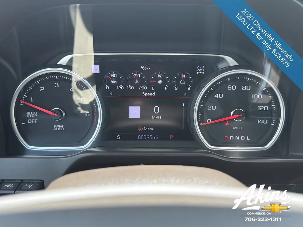 Certified Used 2020 SUMMIT WHITE Chevrolet LTZ image 25