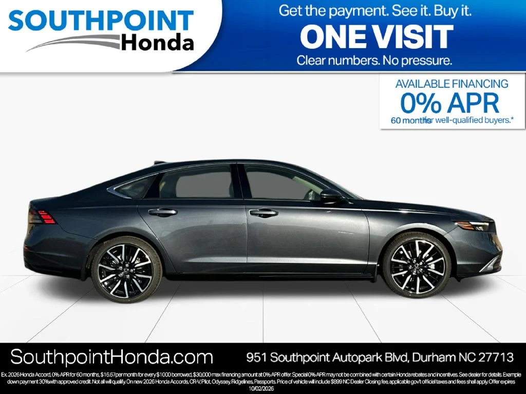New 2026 Meteorite Gray Metallic Honda Touring image 2