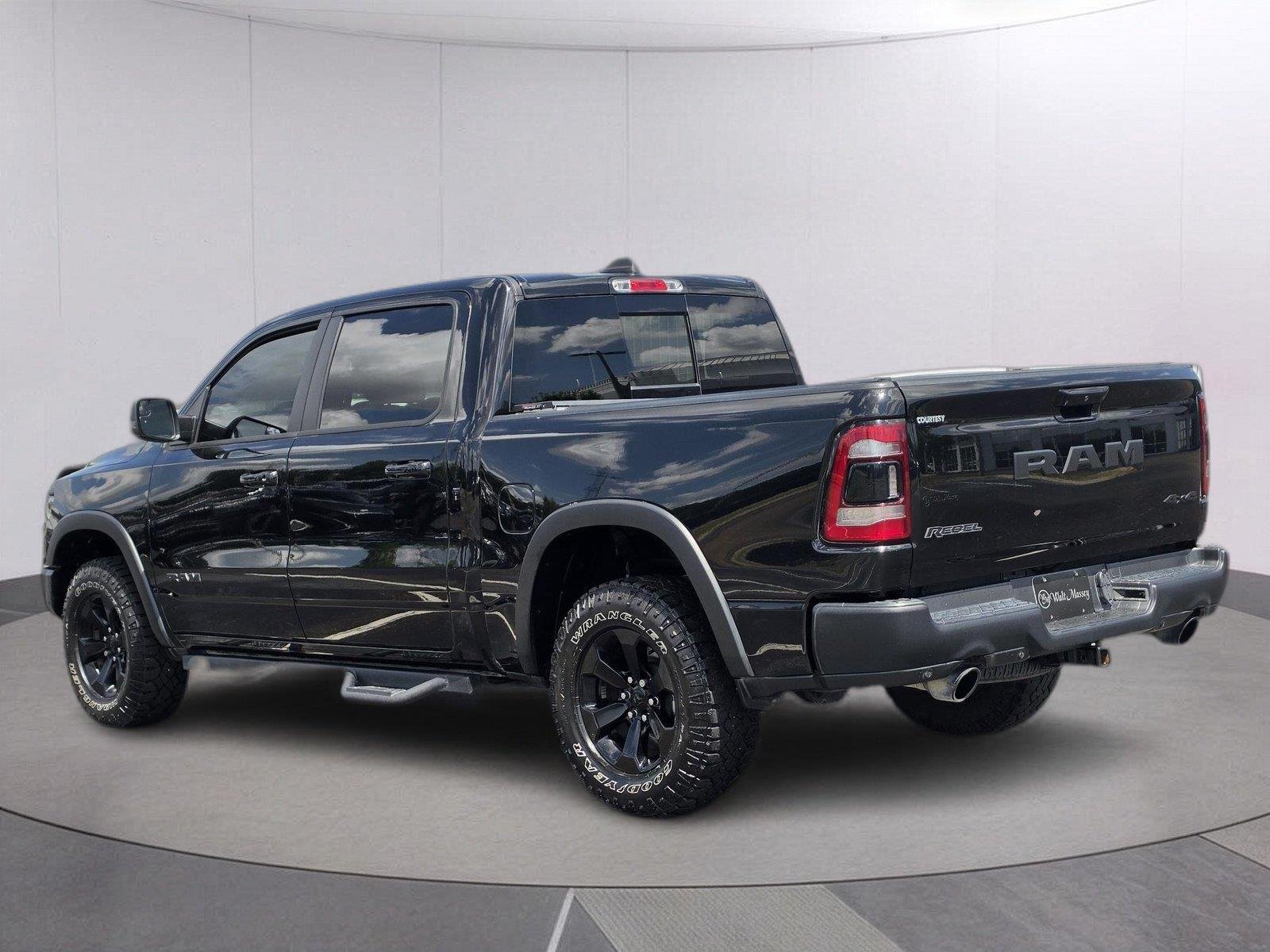 Used 2023 Diamond Black Crystal Pearlcoat Ram Rebel image 3