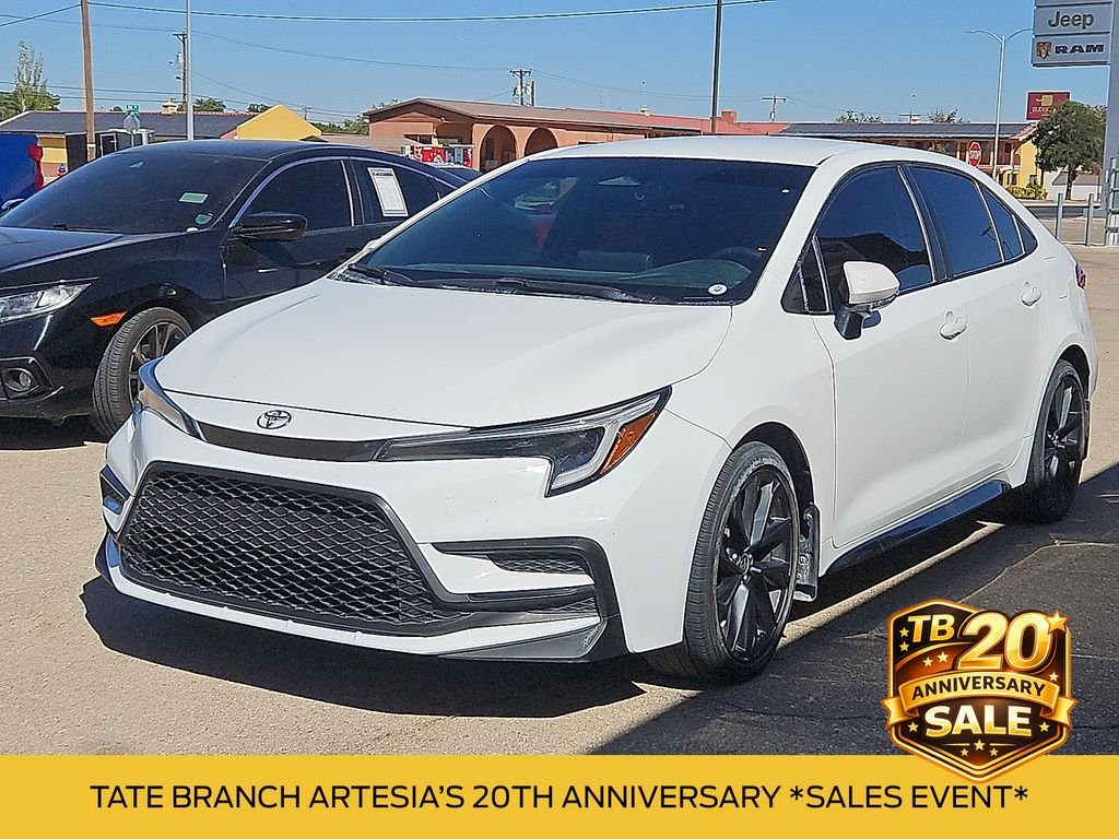 Used 2024 White Toyota SE image 1