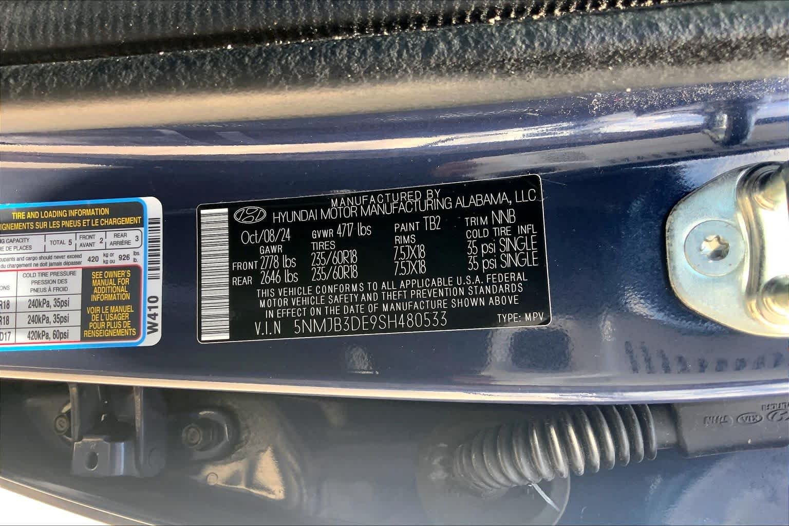 Used 2025 Atlantis Blue Hyundai SEL image 31