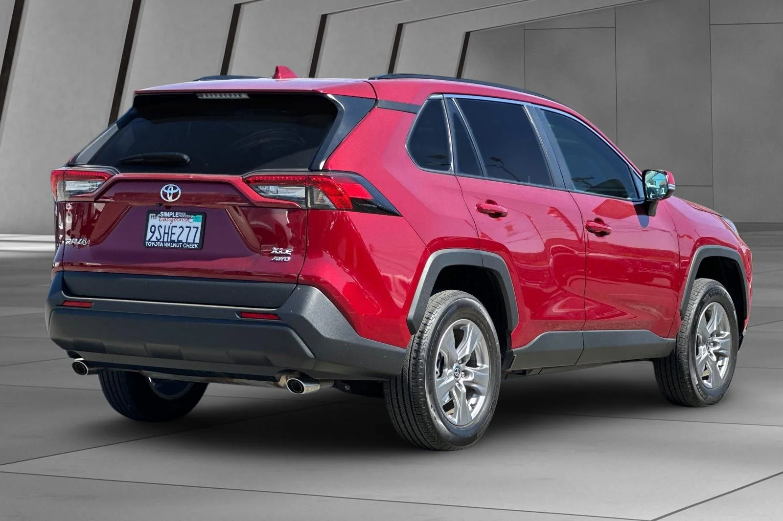 Certified Used 2025 Red Toyota XLE image 4