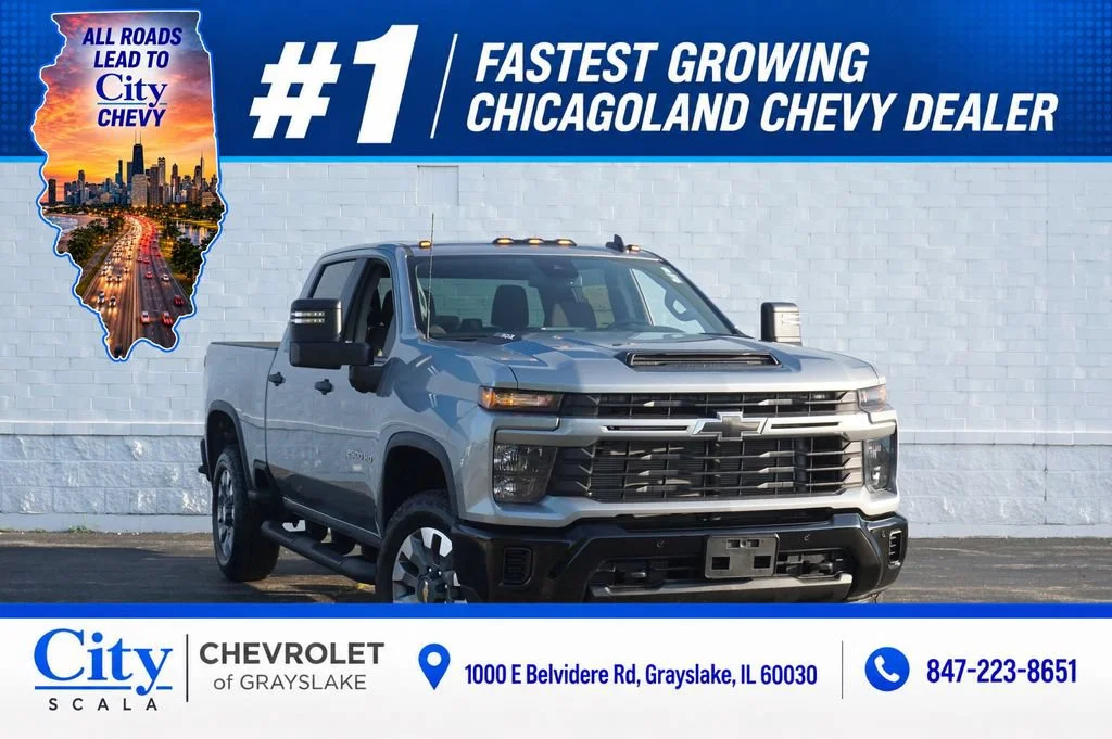 New 2026 Sterling Gray Metallic Chevrolet Custom image 1