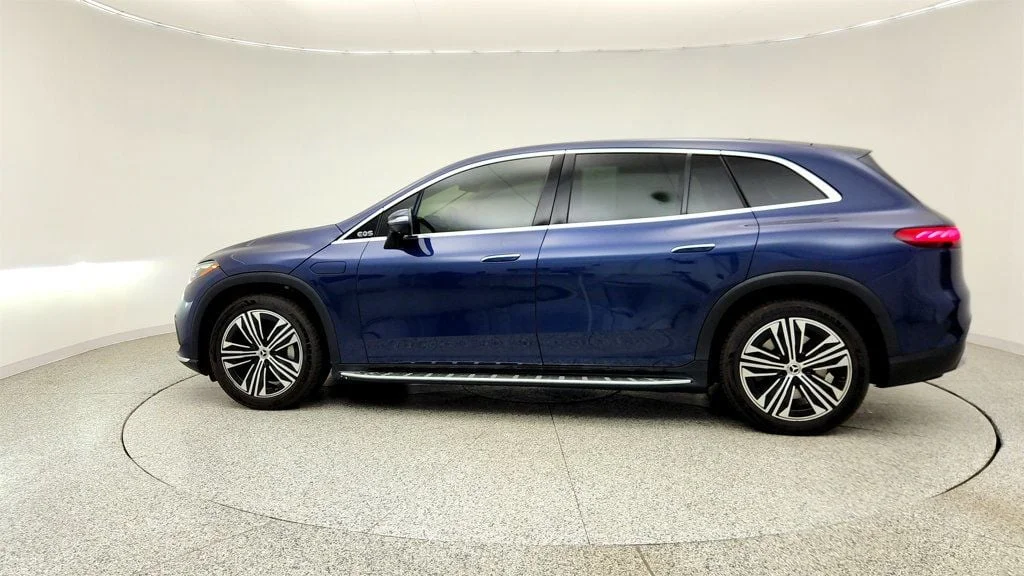 Used 2023 Twilight Blue Metallic Mercedes-Benz EQS 450 4MATIC® SUV w/ 21