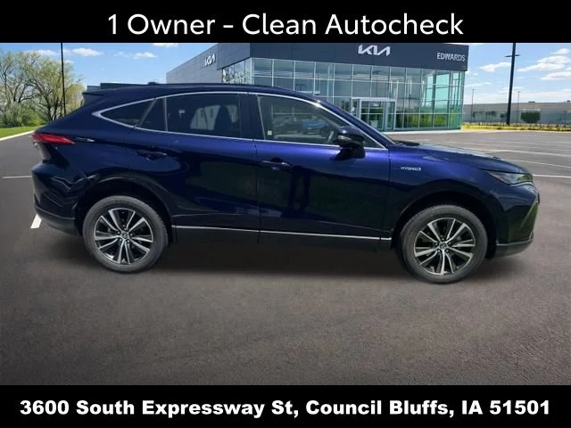 Used 2021 Blue Toyota LE image 2