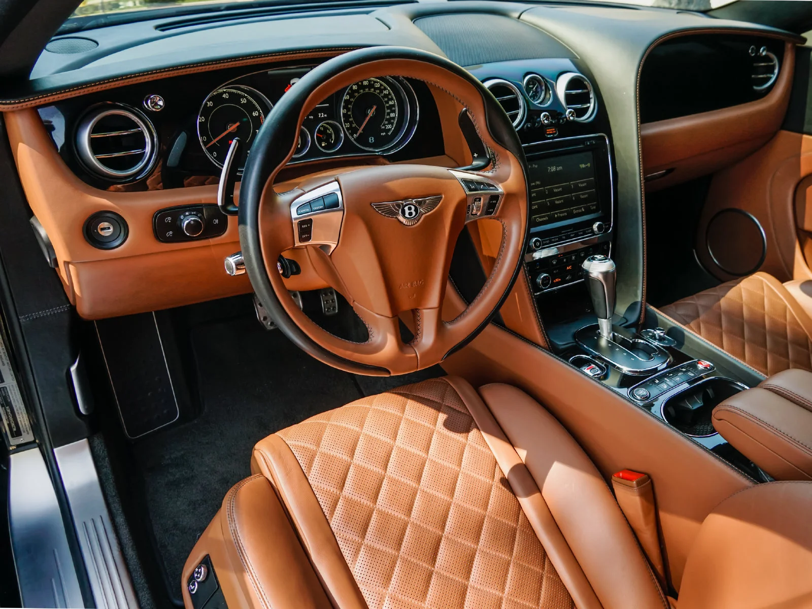 Certified Used 2017 Black Crystal Metallic Bentley V8 S image 16