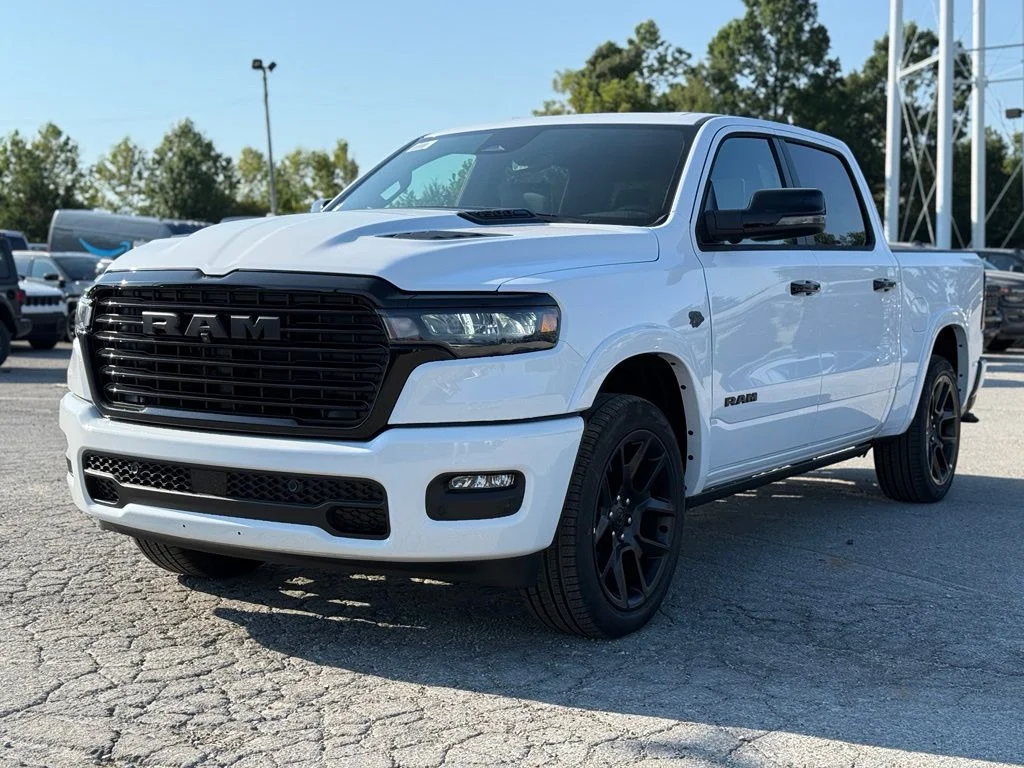 New 2027 Bright White Clear-Coat Exterior Paint RAM Laramie image 2