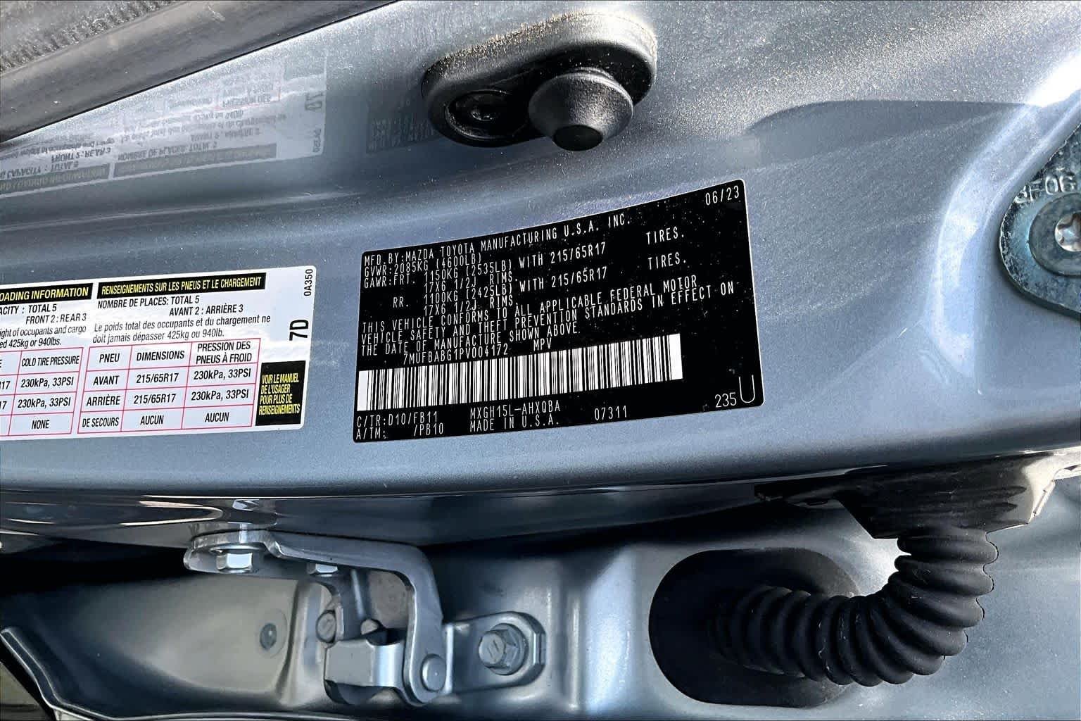 Used 2023 Sonic Silver Toyota Hybrid S image 34